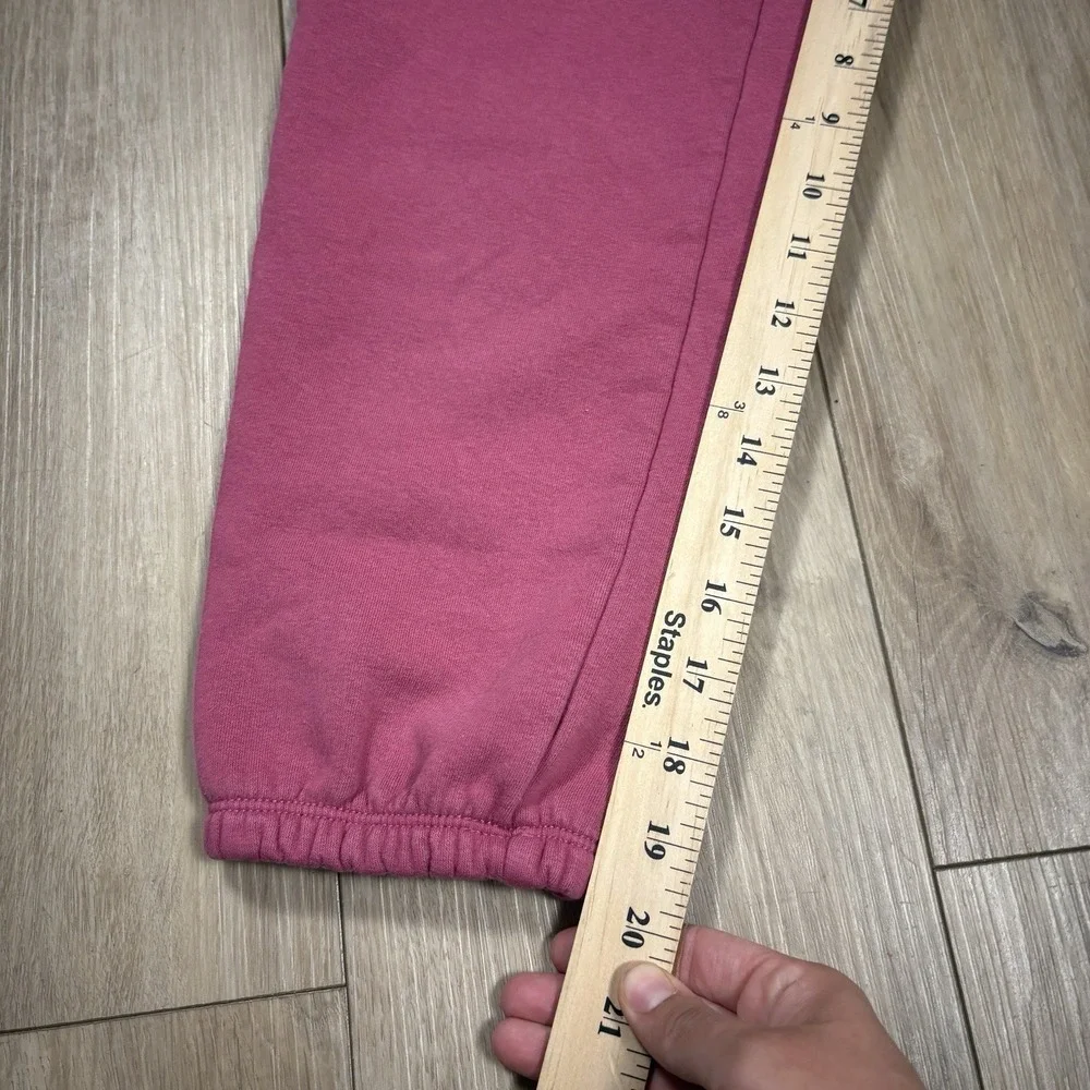 Athleta Girl All Day Fleece Joggers Solid Pink‎ Pants Girls Size Small S